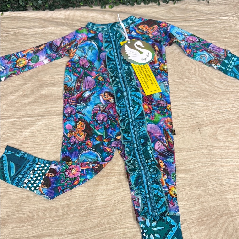 SUGAR SWAN MOANA ZIPPY - 3/6M